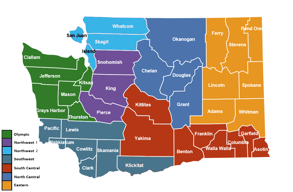 7 region map