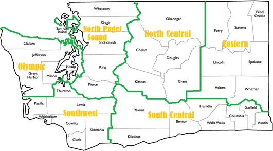 Regions of Washington